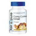 Camu Camu Extrakt 500 mg - 120 Kapseln, natürliche Vitamin C-Quelle, fair & pure