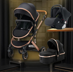 Kinderwagen 3-in-1: Luxuriös, Tragbar, Faltbar uvm.