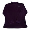 Lacoste Polo Shirt Damen M Bordeaux Rot Vintage  Langarm