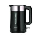 SEVERIN WK 9265 Wasserkocher (1,7 Liter, 2200 W, Edelstahl, schwarz)