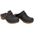 Sanita Wood-Kristel Open Clog Black Gr.39 -