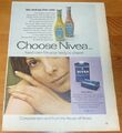 1970 VINTAGE MEDIUM AD NIVEA NEW HAND AND BODY LOTION