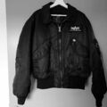 Original Alpha Industries Bomberjacke Fliegerjacke schwarz Gr.L *TOP*