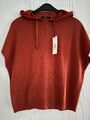 Bonita Pullunder Pullover Damen Pulli Gr. M 38/40 Rost Orange mit Kapuze NEU!