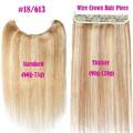 Wire In 100% Remy Echthaar Extensions Haar Weft On Haarteil Stirnband 120g DICK