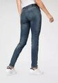 Herrlicher Baby Slim Push Up Jeans Mid Blue Used Damen Stretch Denim Skinny Hose