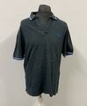 Fred Perry Herren Polo Poloshirt Gr. XXL kurzarm Shirt Logo Casual Basic D678