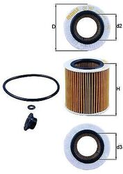 Knecht Ölfilter Motorölfilter Filter Ox387D1 für BMW Alpina X3 + X6 05-21