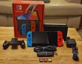 OVP Nintendo Switch OLED-Modell 64GB Neon-Rot-Blau + 3 Spiele Sonic/Mario/Lego