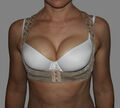 extrem Push up bra xtreme BH Dirndl Hochzeit Beige & Schwarz ohne Silikon pulsz