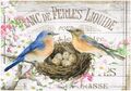 Decoupage-Bastelpapier-Softpapier-Vintage-Blue Birds Nest-Vogel-13042