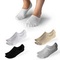 6-60 Paar unsichtbare Füsslinge Silikonpad Damen Herren Baumwolle Sneaker Socken