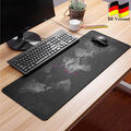 Gaming Mauspad XXL Anti-Rutsch Mousepad Schreibtisch Matte Weltkarte Design DE