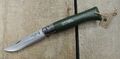 Opinel Messer No. 8 Colorama Lederriemen 12C27 Sandvik Virobloc Taschenmesser