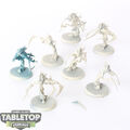 Nighthaunt - 7x Dreadscythe Harridans - teilweise bemalt