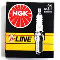 NGK Zündkerze BUR 5 ET-10 V-Line Nr. 21 - BUR5ET-10 VLINE 21 - 5932- 4 Stück