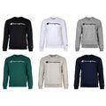 Champion Herren Sweatshirt -  Crewneck Sweatshirt, Langarm, Logo, einfarbig