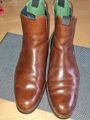 DIETER KUCKELKORN Herrenschuhe Stiefelette Chelsea Boots Braun Gr.44 UK 10