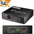 HDMI Splitter 1 in 2 out Umschalter Verteiler Switch Adapter Full HD 4K 1080P