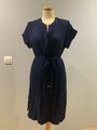 ESPRIT edc Kleid Dress Gürtel Gr.36 blau neu