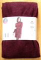 Damen-Strickkleid UP2, weinrot, Gr. M (40 / 42), mit Rollkragen, neu mit Etikett