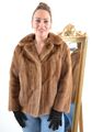 A4803 NERZJACKE NERZ JACKE ECHT PELZ PELZJACKE - REAL SAGA MINK FUR JACKET