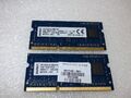 Kingston 8GB 2x4GB DDR3 1RX8 1600MHz PC3L-12800S 204pin SODIM Laptop Arbeitsspeicher RAM 