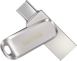 STICK 1TB USB 3.1 SanDisk Ultra Dual Drive Luxe Type-C Silver SDDDC4-1T00-G46