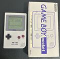 Nintendo Game Boy Pocket Grau Classic mit OVP Japan Geprüft & Gereinigt TOP!