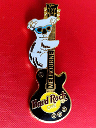 HRC Hard Rock Cafe Melbourne Black Les Paul Koala Guitar LE500 new