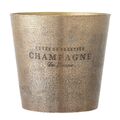 Bloomingville Champagner Kühler Aluminium Gold Sektkühler Metall Flaschenkühler