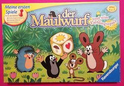 Ravensburger Brettspiel DER kleine MAULWURF UND SEIN LIEBLINGSSPIEL 3-7 Jahre