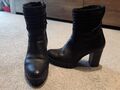 Stiefelette, Boots, von Mjus, Gr. 37, Biker, schwarz