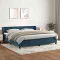 Boxspringbett mit Matratze Bettgestell Polsterbett Lattenrost Bett Samt vidaXL