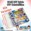 GameBoy Spiele OVP Schutzhüllen Classic Color Advance GBC GBA DMG 0,3 / 0,4 mm