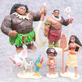 Vaiana die Legende das Ende der Welt Moana Maui Hei Hei 6er-Set Figuren Disney