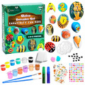 Steine zum Bemalen DIY Set 12 Steine | Bastelset Kinder Kreativ Malen Rock Paint