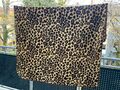 Decke, Wohn-/Wolldecke mit Leopardmuster 180cmx140cm | blanket 71"x55"