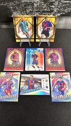 2023-24 TOPPS FC Barcelona Team Set Finest Lot Insert Gold Drip Ronaldo Gavi Etc