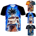 DBZ Gon Goku Basic Tee Kinder Sommer Kurzarm Freizeit T-Shirt Jungen Mädchen