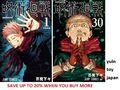 Jujutsu Kaisen Comic Manga Vol.1-30 Set Gege Akutami Shueisha Japanisch 0-30