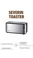 Edelstahl Toaster Langschlitz Severin AT 2509 1400W , Auftauen, Krümelschublade