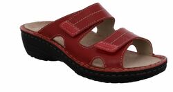 Rohde Riesa Damen Clogs Sandale Pantolette Hausschuhe 5777 Wechselfußbett Rot