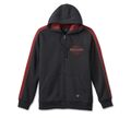 Harley-Davidson Club Crew Zip-Up Hoodie Gr. L - Schwarz Kapuzen Sweatshirt