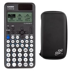 Casio FX-87 DE CW mit CalcCase-Schutztasche