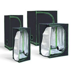 Gewächshaus Growtent Zuchtzelt Indoor Grow Zelt Box Zuchtschrank Growschrank 🍃✅ 11 Größen ✅Premium Oxford 600D Gewebe✅ Gratis Versand