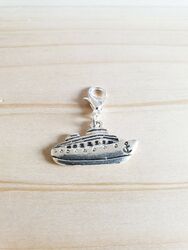 Kreuzfahrtschiff Anhänger Maritimer Schmuck und Basteln Anker Deko Charms Silber