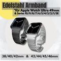 Edelstahl Armband Für Apple Watch ULTRA 2 49mm SE 10 9 8 7 6 5 Metall✅44mm 45mm