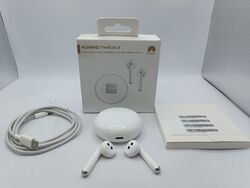 (G1) Huawei FreeBuds 4, True Wireless Bluetooth-Kopfhörer-Weiß, Noise Cancel