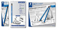 STAEDTLER MARS LUMOGRAPH 100 BLEISTIFTE 6,12 und 24 Zinn Bleistift Skizzierset NEU!